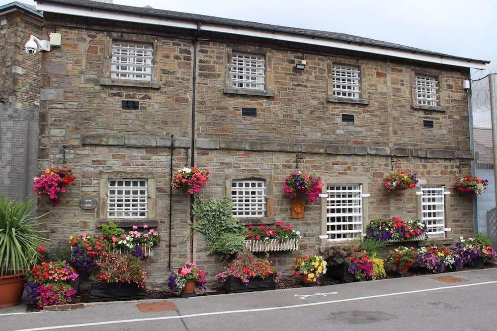 HMP Swansea Prison Security Building
