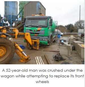 worker crushed