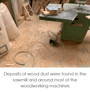 wood dust